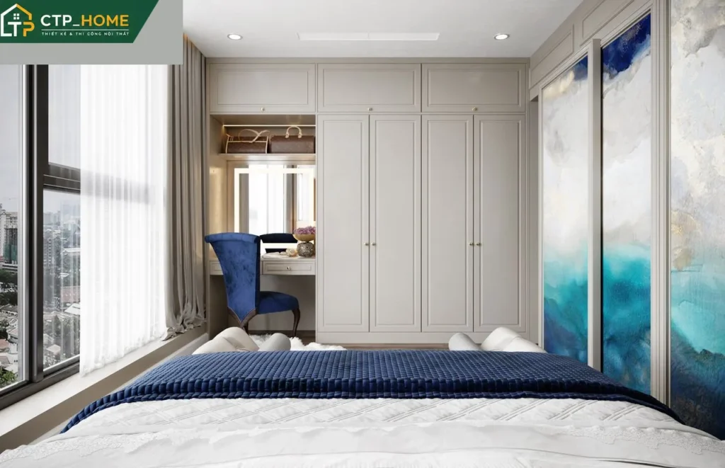 Thiết kế nội thất chung cư Sunwah Pearl 123m2 hiện đại tại Quận 2 - Ảnh 5
