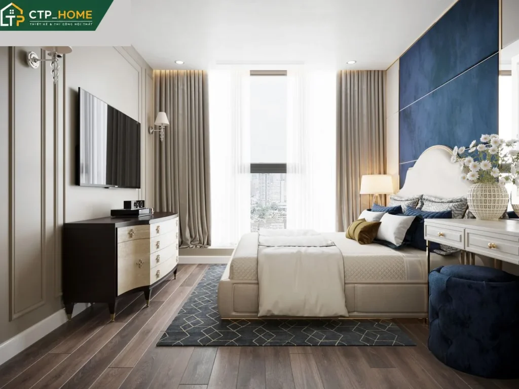 Thiết kế nội thất chung cư Sunwah Pearl 123m2 hiện đại tại Quận 2 - Ảnh 7