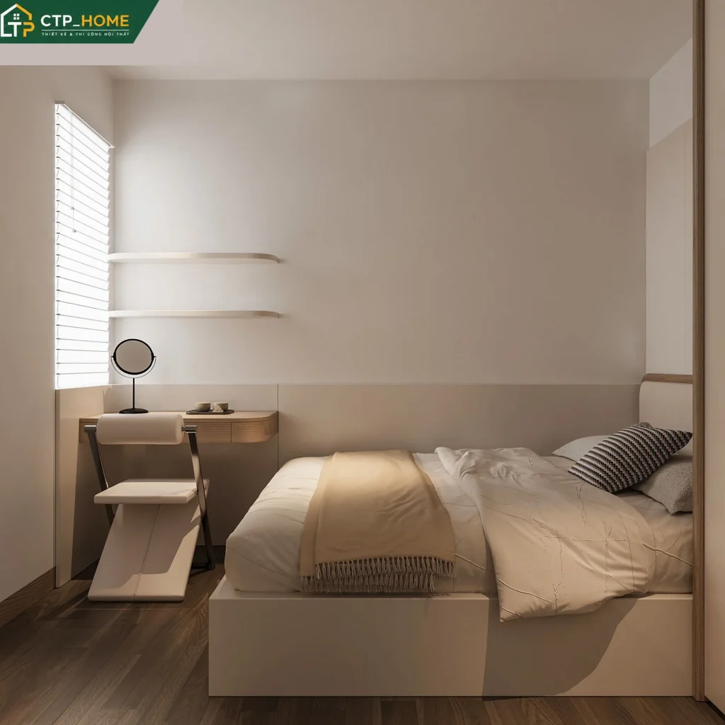 Thiết Kế Nội Thất Chung Cư Terra Royal 45m2 2 Phòng Ngủ Đẹp - Ảnh 9