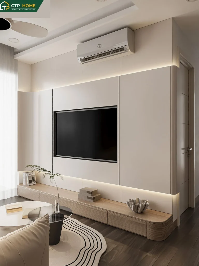 Thiết Kế Nội Thất Chung Cư Terra Royal 45m2 2 Phòng Ngủ Đẹp - Ảnh 2