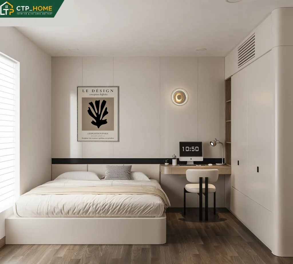 Thiết Kế Nội Thất Chung Cư Terra Royal 45m2 2 Phòng Ngủ Đẹp - Ảnh 5