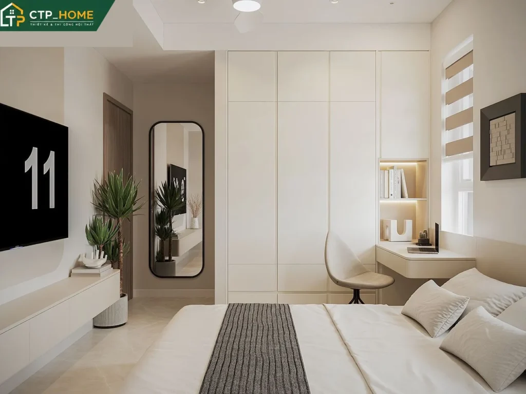 Thiết Kế Nội Thất Chung Cư The Golden Star 69m2 2PN Hiện Đại - Ảnh 6