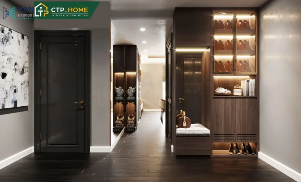 Thiết kế nội thất chung cư The Manor 2 81m2 hiện đại tại Bình Thạnh - Ảnh 5