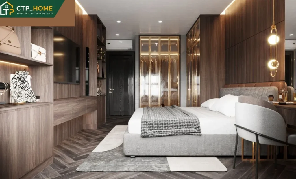Thiết kế nội thất chung cư The Manor 2 81m2 hiện đại tại Bình Thạnh - Ảnh 7