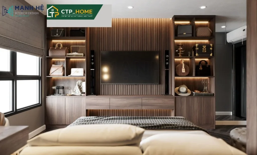 Thiết kế nội thất chung cư The Manor 2 81m2 hiện đại tại Bình Thạnh - Ảnh 8