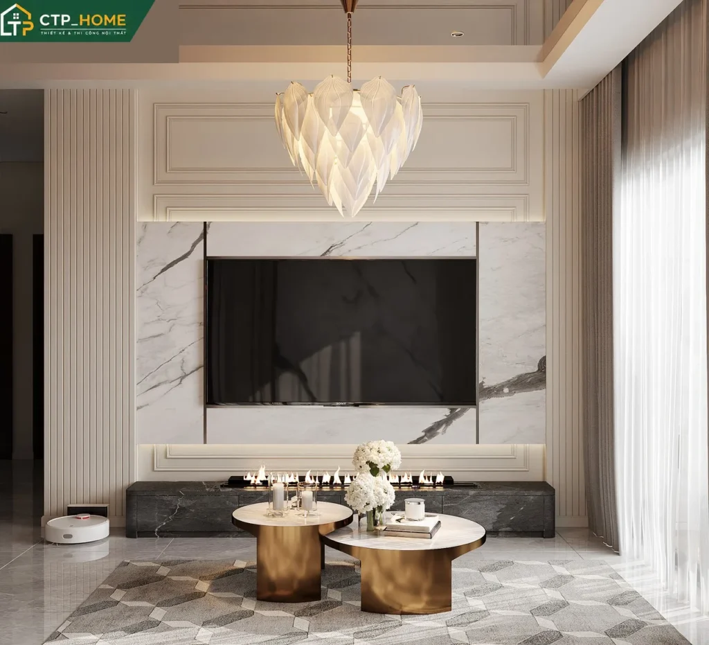 Thiết kế nội thất chung cư The Privia Khang Điền 71m2 hiện đại – CTP_HOME - Ảnh 1