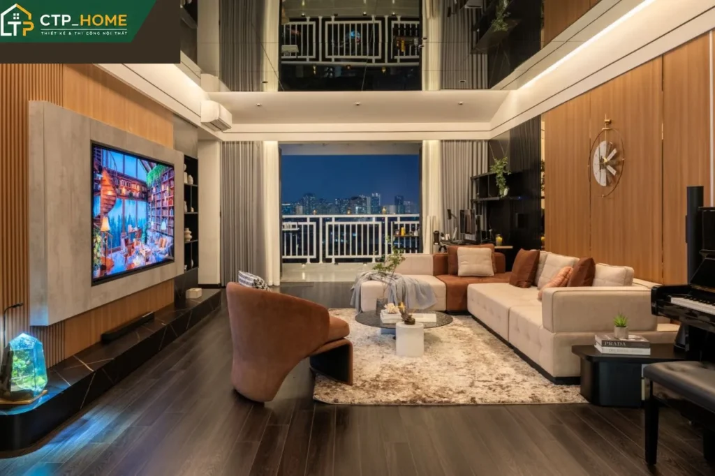 Hoàn thiện thi công nội thất căn hộ Artex Building Quận 7 – 150m2 3 tầng - Ảnh 1