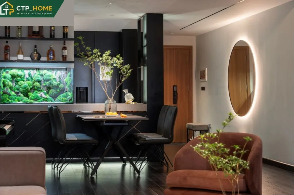 Hoàn thiện thi công nội thất căn hộ Artex Building Quận 7 – 150m2 3 tầng - Ảnh 2