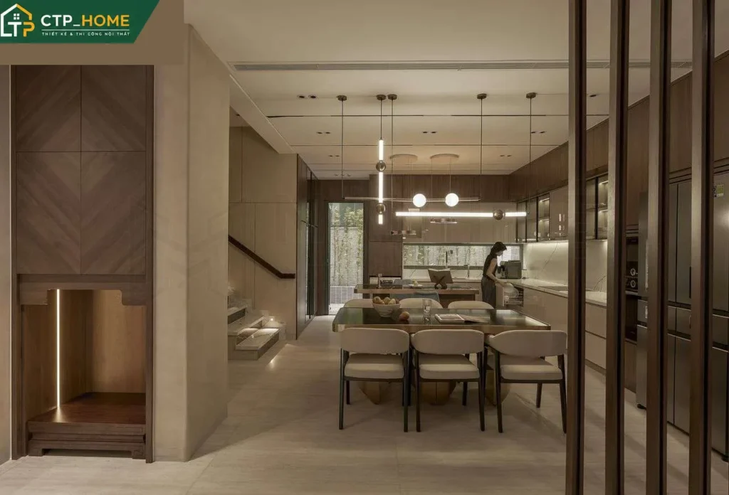 Hoàn thiện nội thất biệt thự liền kề 250m2 tại khu Nine South Quận 7 - Ảnh 4