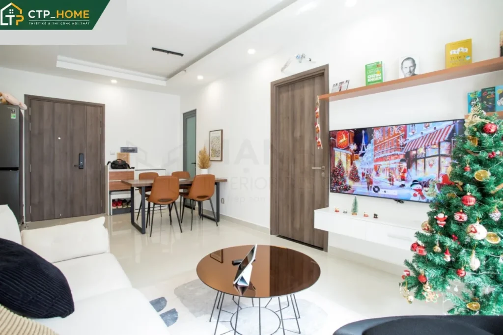 Thi công căn hộ Boulevard Quận 7 – 59m2 2PN với thiết kế nội thất hiện đại - Ảnh 4
