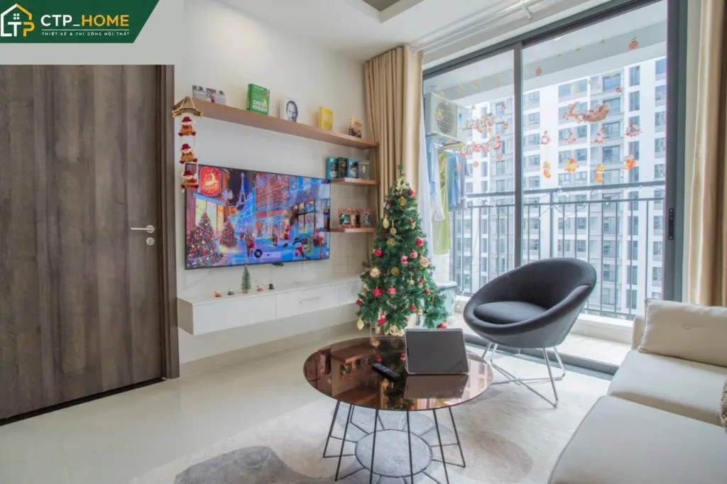 Thi công căn hộ Boulevard Quận 7 – 59m2 2PN với thiết kế nội thất hiện đại - Ảnh 5