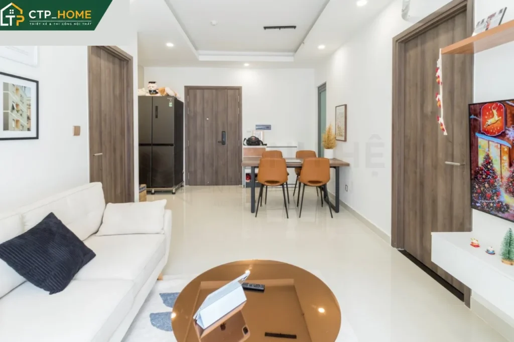 Thi công căn hộ Boulevard Quận 7 – 59m2 2PN với thiết kế nội thất hiện đại - Ảnh 6