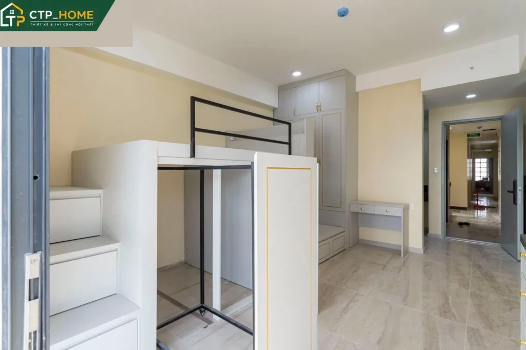 Thi công nội thất căn hộ dịch vụ 8 tầng Quận 7 đẹp tiện nghi 250m2 - Ảnh 2