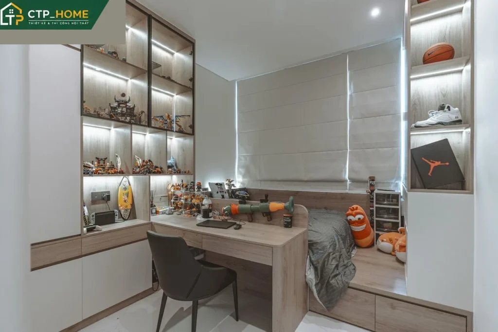 Hoàn thiện nội thất căn hộ The Estella Quận 2 – 104m2 – Thi công trọn gói - Ảnh 8
