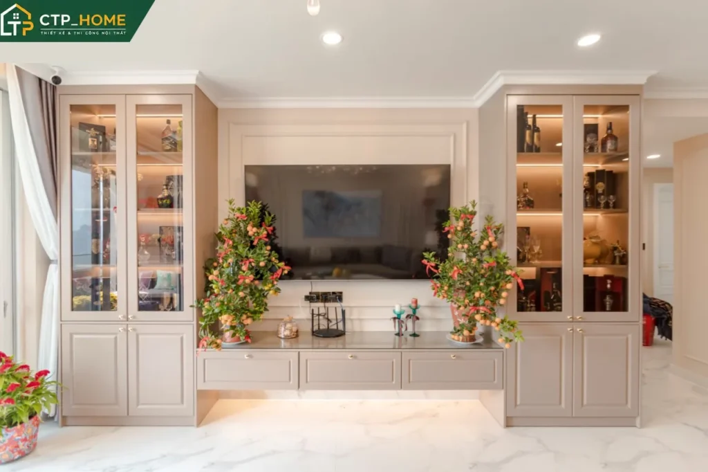 Hoàn thiện căn hộ Riverside Residence 135m2 Quận 7 với thi công nội thất đẳng cấp - Ảnh 8