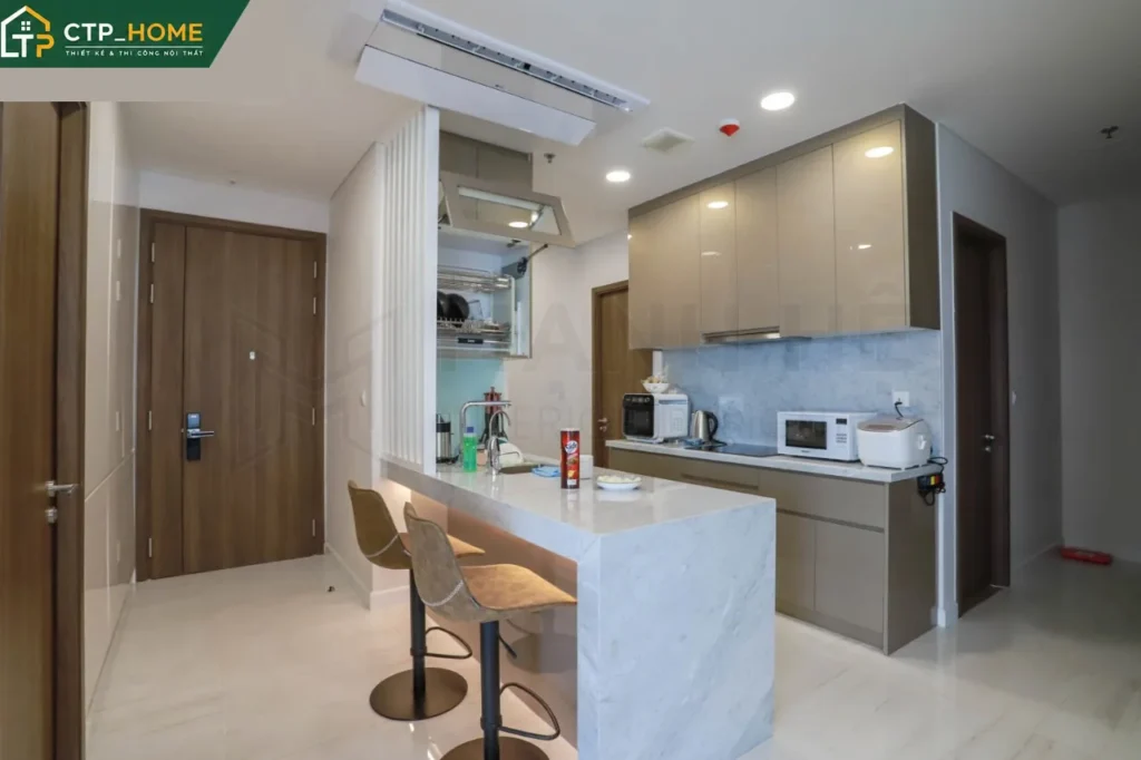 Thi công nội thất căn hộ Kingdom101 Quận 10 – Thiết kế hiện đại cho căn 103m2 - Ảnh 2