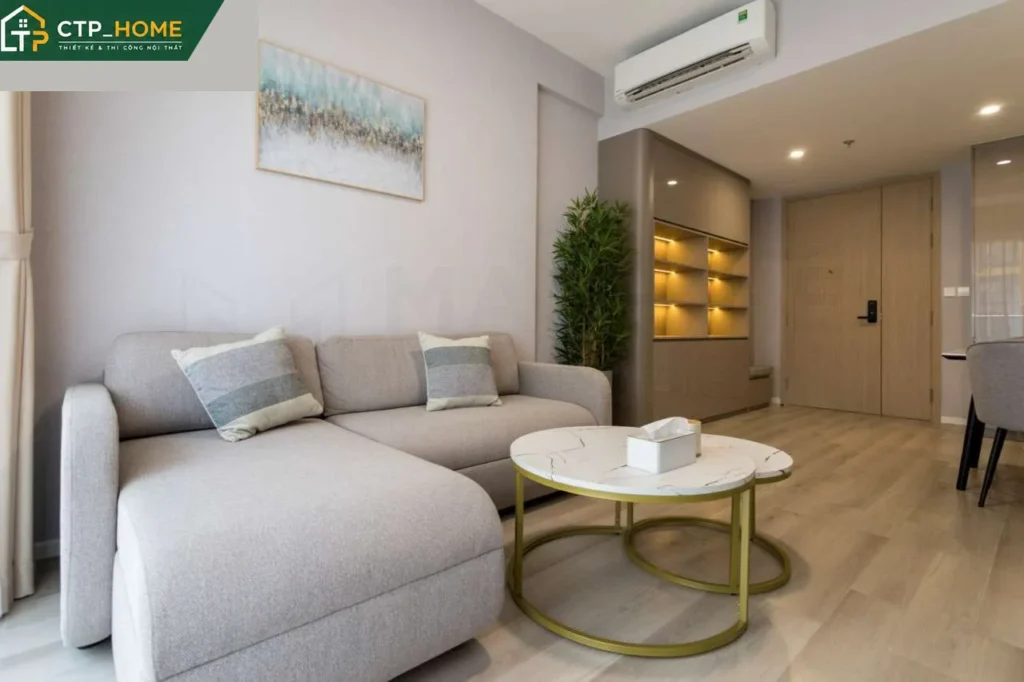 Thiết kế và Thi công nội thất căn hộ Masteri Centre Point Quận 7 90m2 hiện đại - Ảnh 9