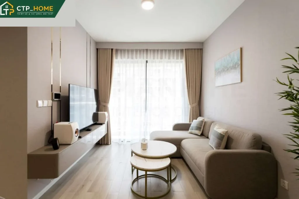 Thiết kế và Thi công nội thất căn hộ Masteri Centre Point Quận 7 90m2 hiện đại - Ảnh 3