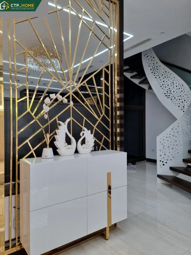 Thi công nội thất nhà phố 3 tầng 120m2 Quận 7 cho chị Hạnh - Ảnh 2