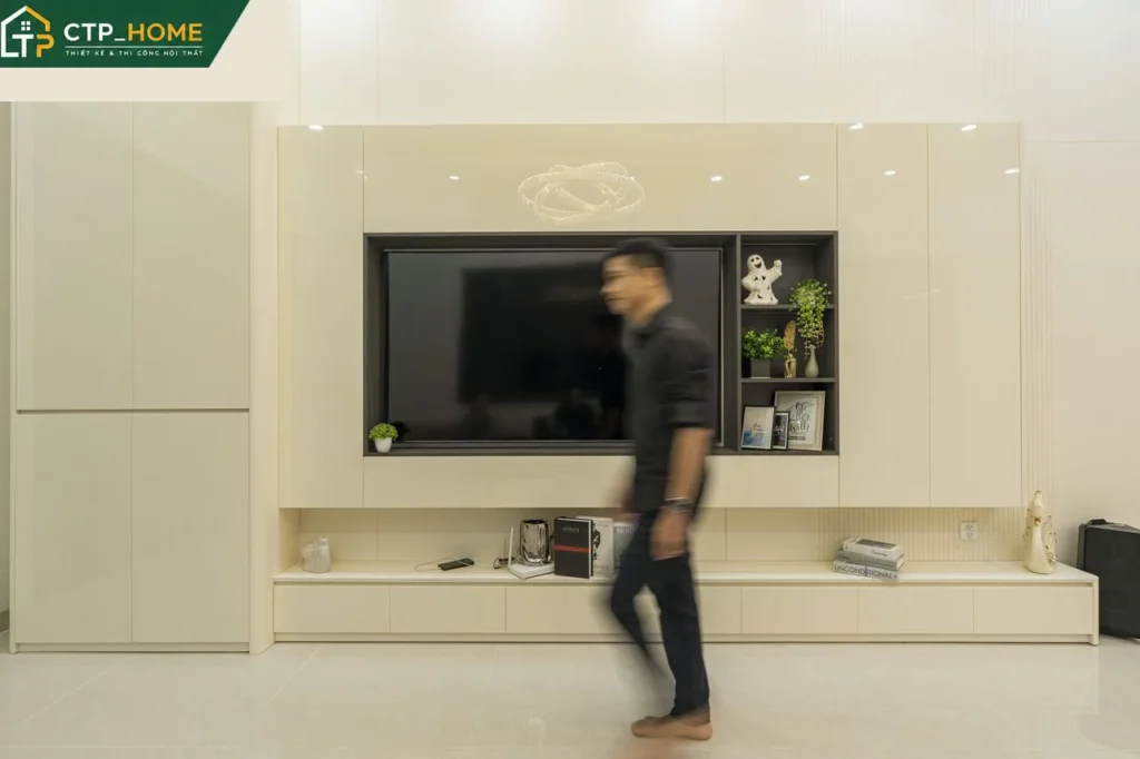 Hoàn thiện nội thất nhà phố Đồng Nai 2 tầng 250m2 – Thi công chị Nga - Ảnh 1