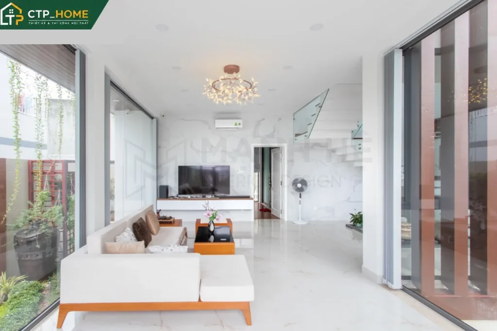 Hoàn Thiện Nhà Phố 3PN Kiên Giang – Thiết Kế Nội Thất Hiện Đại và Tối Ưu Diện tích - Ảnh 2