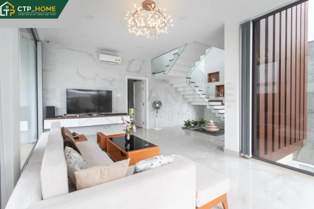 Hoàn Thiện Nhà Phố 3PN Kiên Giang – Thiết Kế Nội Thất Hiện Đại và Tối Ưu Diện tích - Ảnh 3
