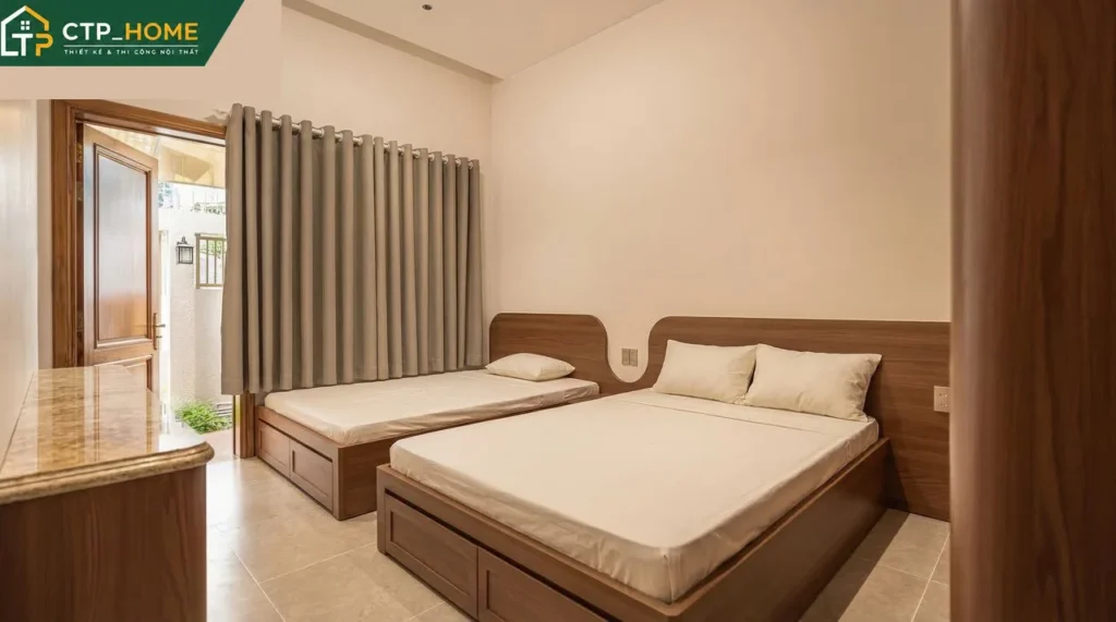 Hoàn thiện nội thất nhà phố Nhà Bè 2 tầng 250m2 – thi công chuyên nghiệp CTP_HOME - Ảnh 9