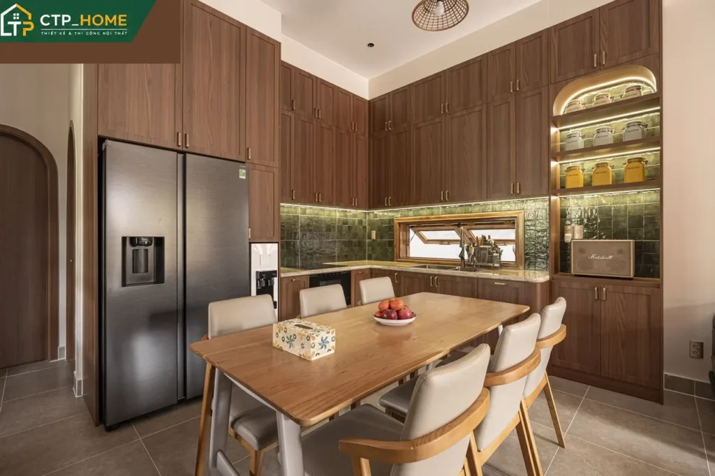 Hoàn thiện nội thất nhà phố Nhà Bè 2 tầng 250m2 – thi công chuyên nghiệp CTP_HOME - Ảnh 3