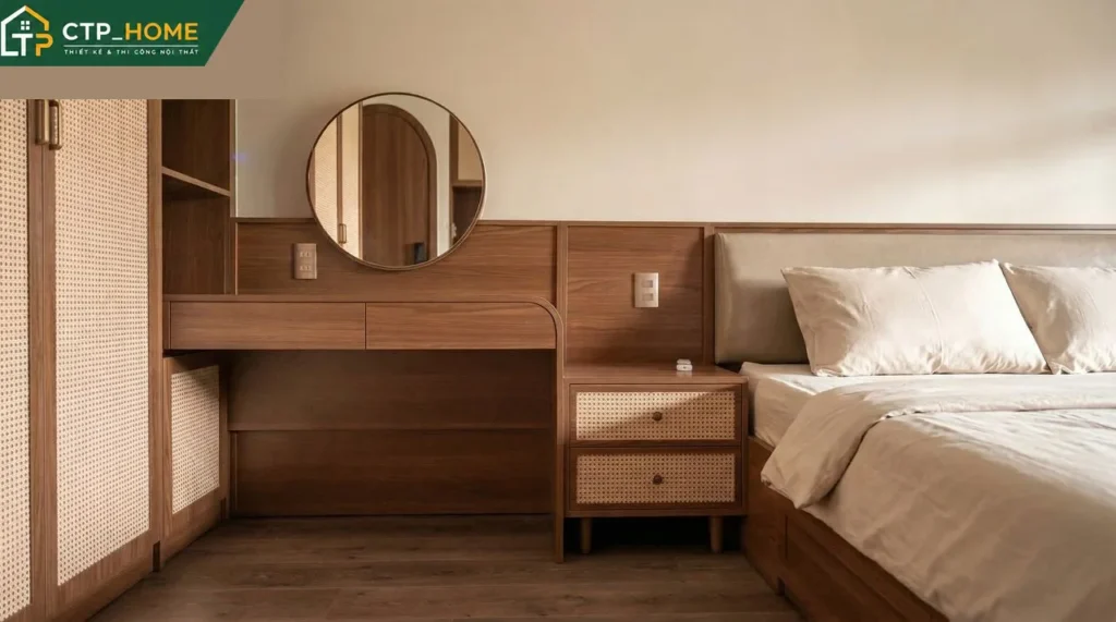 Hoàn thiện nội thất nhà phố Nhà Bè 2 tầng 250m2 – thi công chuyên nghiệp CTP_HOME - Ảnh 6