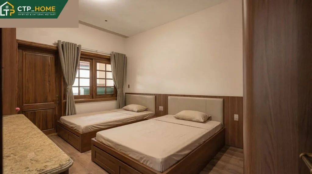 Hoàn thiện nội thất nhà phố Nhà Bè 2 tầng 250m2 – thi công chuyên nghiệp CTP_HOME - Ảnh 7