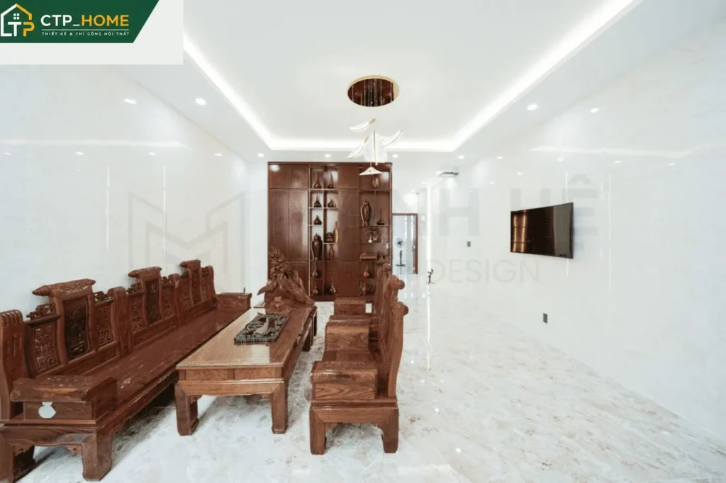 Hoàn thiện nội thất nhà phố 3 tầng 120m2 tại Quận 7 cho anh Tùng - Ảnh 8