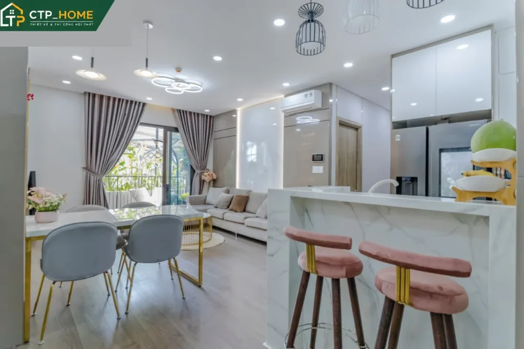 Thiết kế nội thất căn hộ Sora Garden 2 Quận 7 – 95m2 phong cách hiện đại - Ảnh 5
