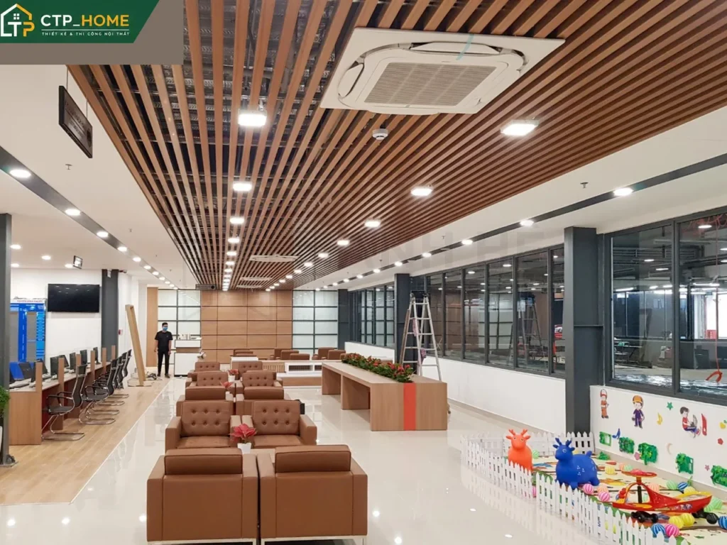 Thi công nội thất văn phòng showroom Toyota Bình Phước tại Quận 7 - Ảnh 5