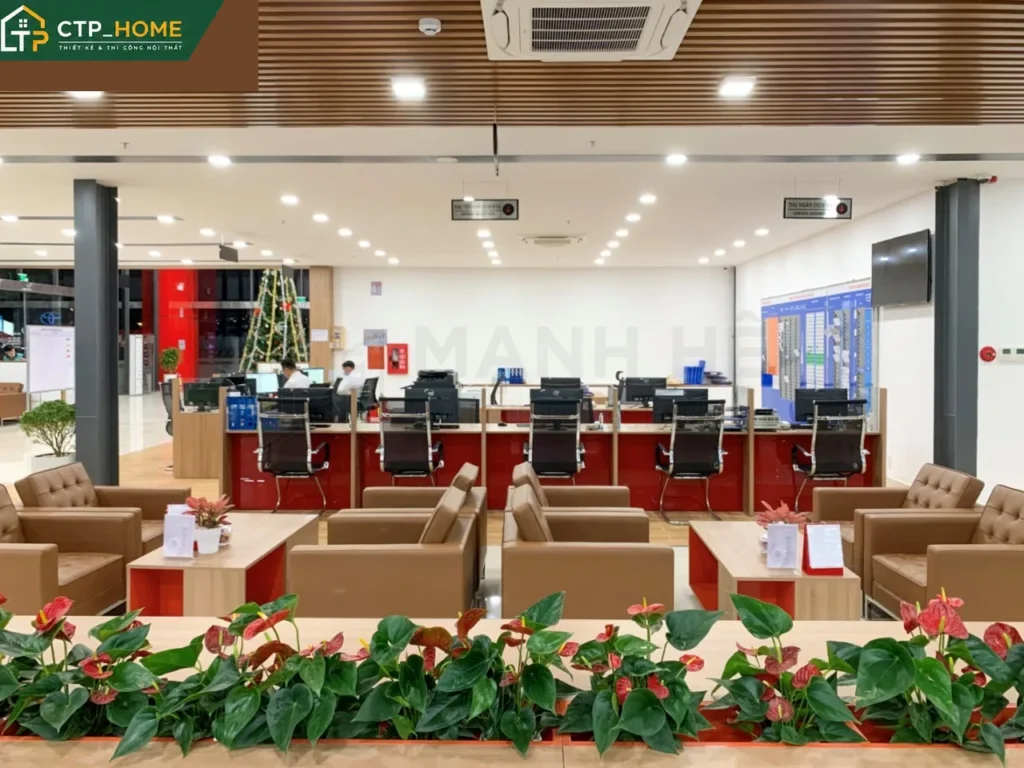 Thi công nội thất văn phòng showroom Toyota Bình Phước tại Quận 7 - Ảnh 7