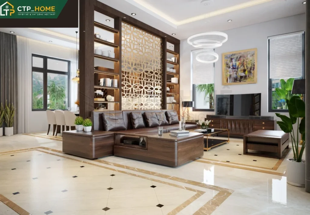 Thiết kế nội thất biệt thự mini Bình Dương 90m2 hiện đại – CTP_HOME - Ảnh 1