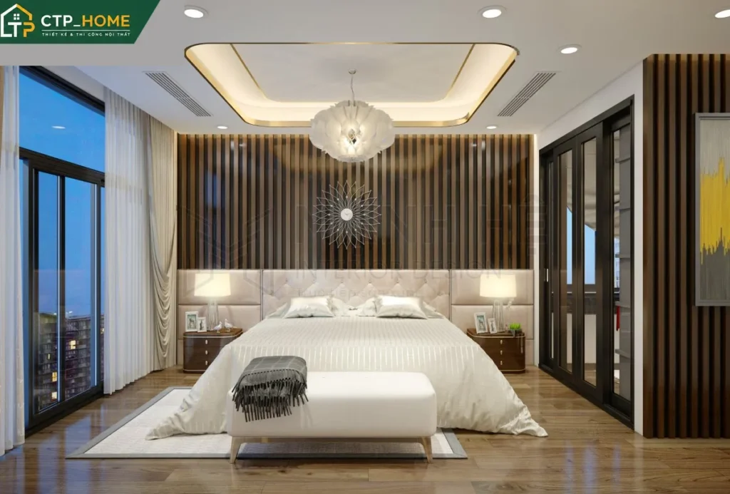 Thiết kế nội thất biệt thự mini Bình Dương 90m2 hiện đại – CTP_HOME - Ảnh 5
