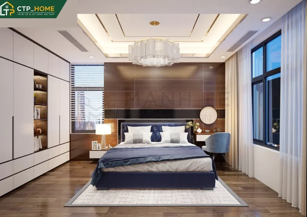 Thiết kế nội thất biệt thự mini Bình Dương 90m2 hiện đại – CTP_HOME - Ảnh 7