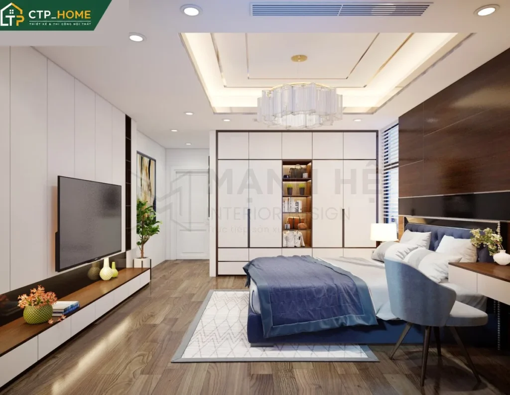 Thiết kế nội thất biệt thự mini Bình Dương 90m2 hiện đại – CTP_HOME - Ảnh 8