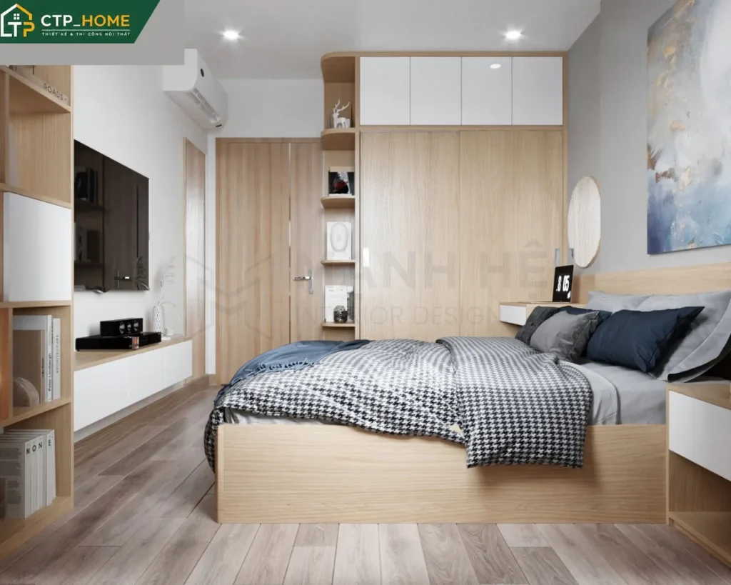 Thiết kế nội thất chung cư Conic Riverside 50m2 hiện đại – CTP_HOME - Ảnh 7