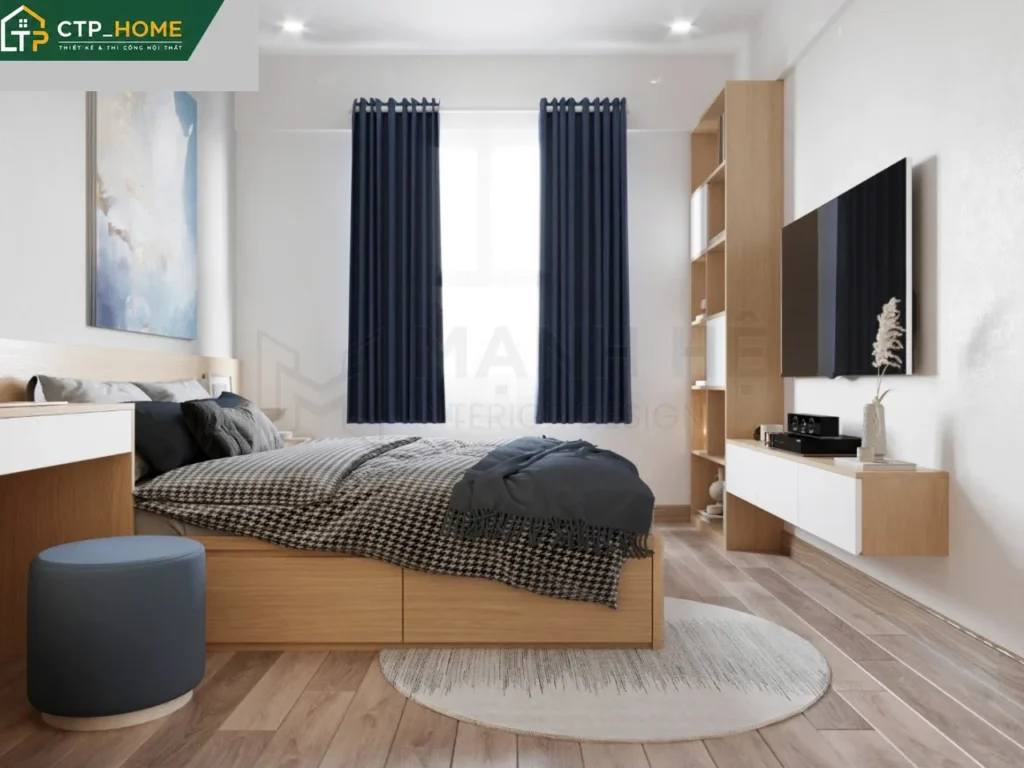 Thiết kế nội thất chung cư Conic Riverside 50m2 hiện đại – CTP_HOME - Ảnh 8
