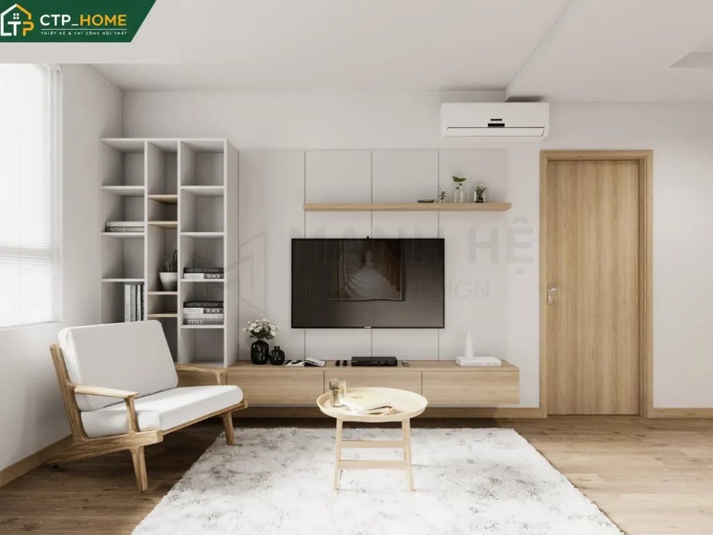 Thiết kế nội thất chung cư One Verandah 49m2 1PN hiện đại tại Quận 7 - Ảnh 1