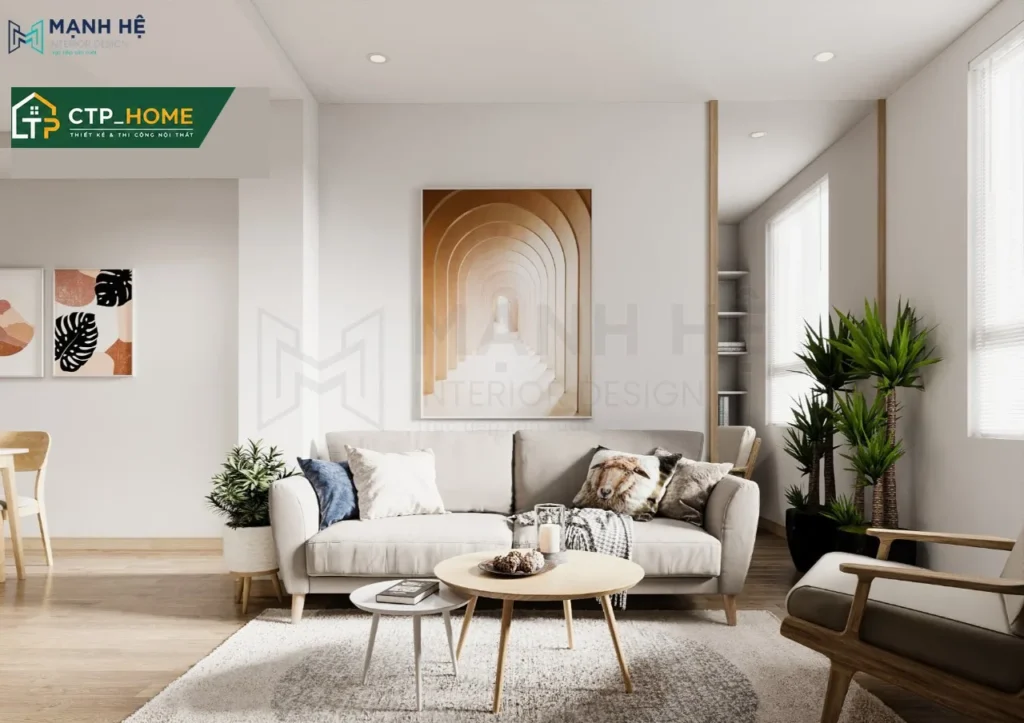 Thiết kế nội thất chung cư One Verandah 49m2 1PN hiện đại tại Quận 7 - Ảnh 2