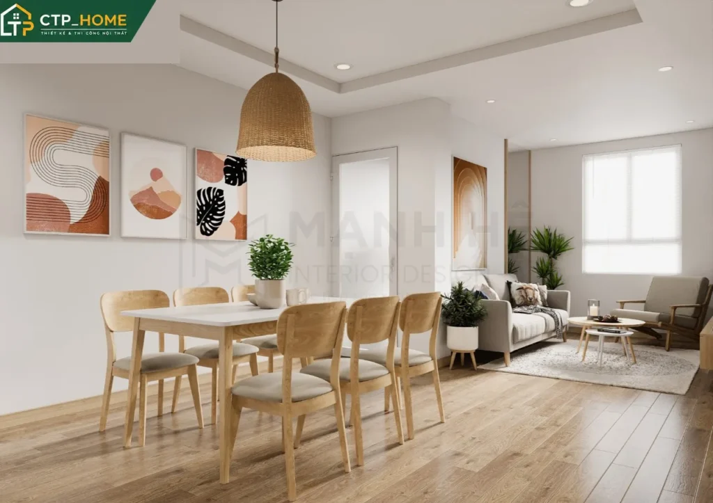 Thiết kế nội thất chung cư One Verandah 49m2 1PN hiện đại tại Quận 7 - Ảnh 3