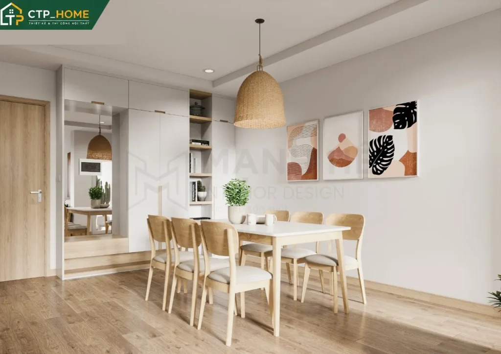 Thiết kế nội thất chung cư One Verandah 49m2 1PN hiện đại tại Quận 7 - Ảnh 4