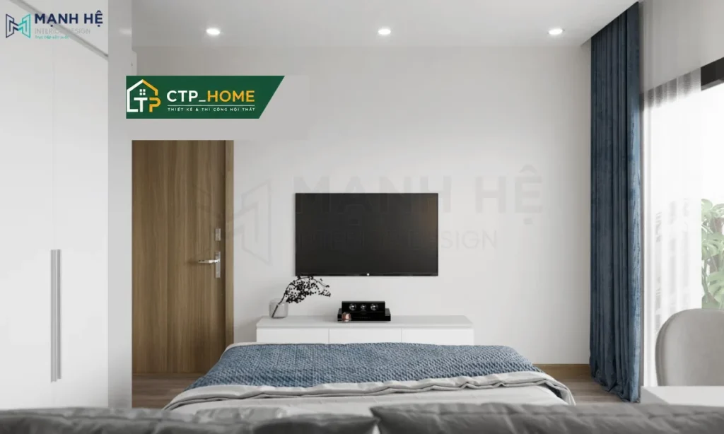 Thiết kế nội thất chung cư Vinhomes Grand Park 2BR 59m2 hiện đại - Ảnh 9