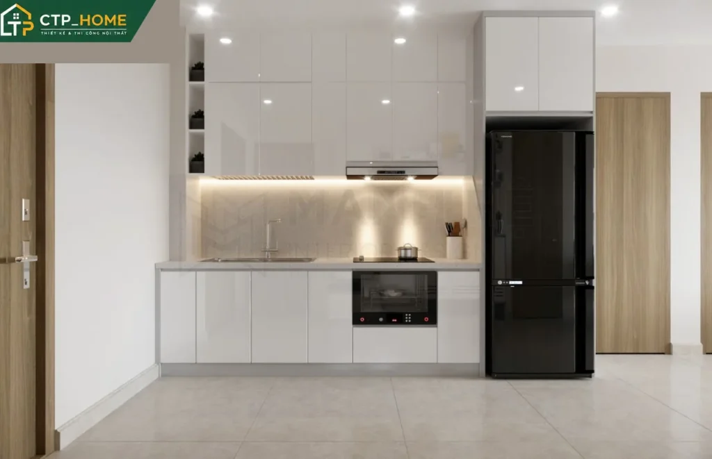 Thiết kế nội thất chung cư Vinhomes Grand Park 2BR 59m2 hiện đại - Ảnh 4