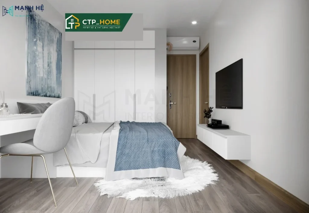 Thiết kế nội thất chung cư Vinhomes Grand Park 2BR 59m2 hiện đại - Ảnh 8