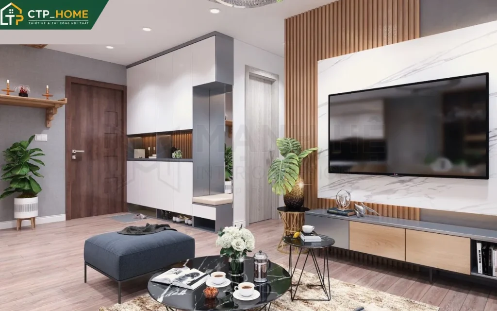 Thiết kế nội thất chung cư Lavita Charm 68m2 hiện đại cho anh Ninh - Ảnh 2