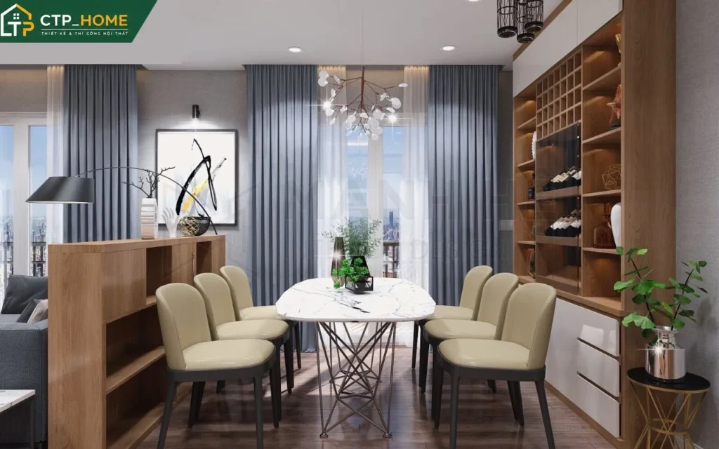 Thiết kế nội thất chung cư Lavita Charm 68m2 hiện đại cho anh Ninh - Ảnh 3