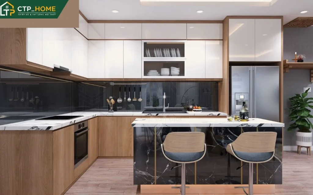 Thiết kế nội thất chung cư Lavita Charm 68m2 hiện đại cho anh Ninh - Ảnh 4
